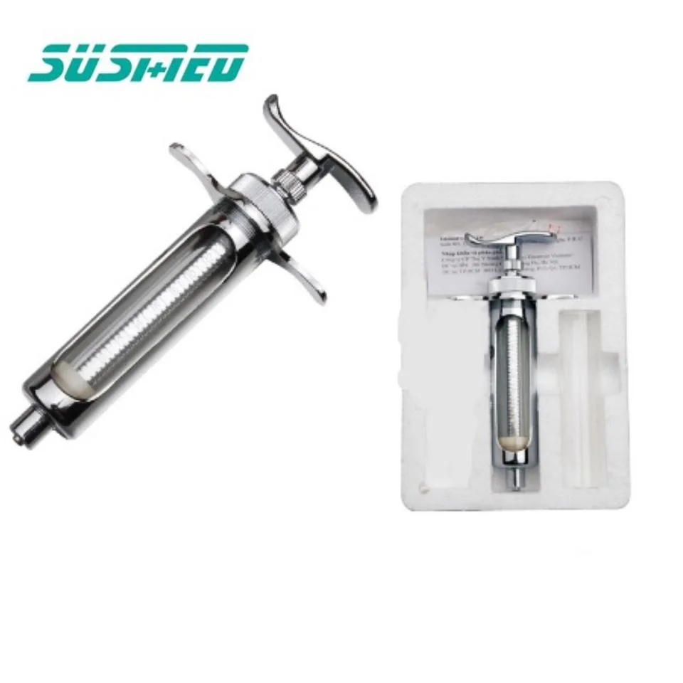 High Quality Veterinary 10ml 20ml Vaccine Injection Syringe Animal Injector