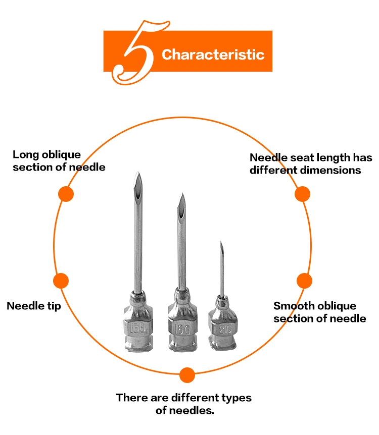 Kd402 Veterinary Needles 14G-22g 1/2-2