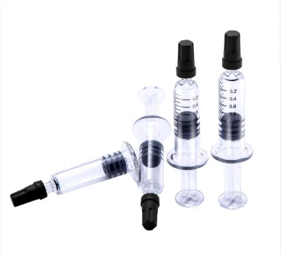 Seringa de Vidro Descartável 1ml 2ml 5ml 10ml Seringa de Vidro com Luer Lock