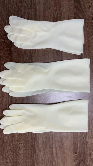 Luvas de Nitrilo de Grau Alimentício Fabricante Branco Xinyue Forte Resistente à Abrasão