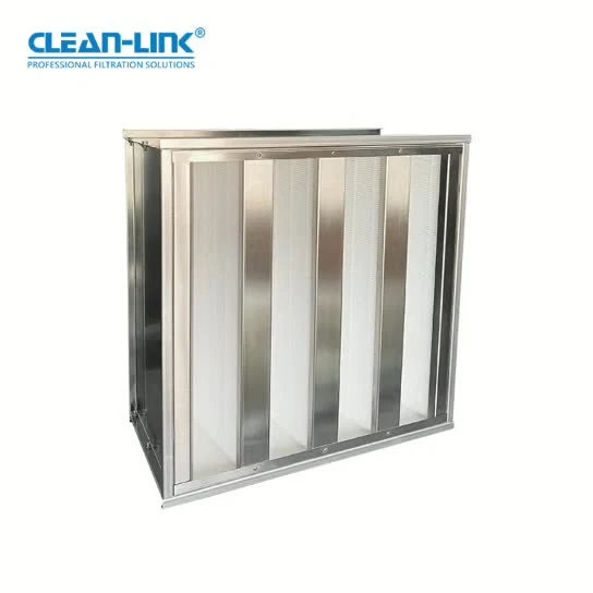 Filtro HEPA Mini-Pleat V-Bank para uso médico (HEPA)