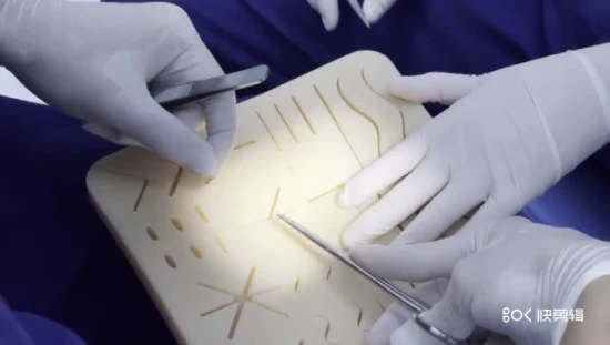 Almofada de prática de sutura de pele multifuncional espuma de memória durável treinamento de habilidades cirúrgicas médicas